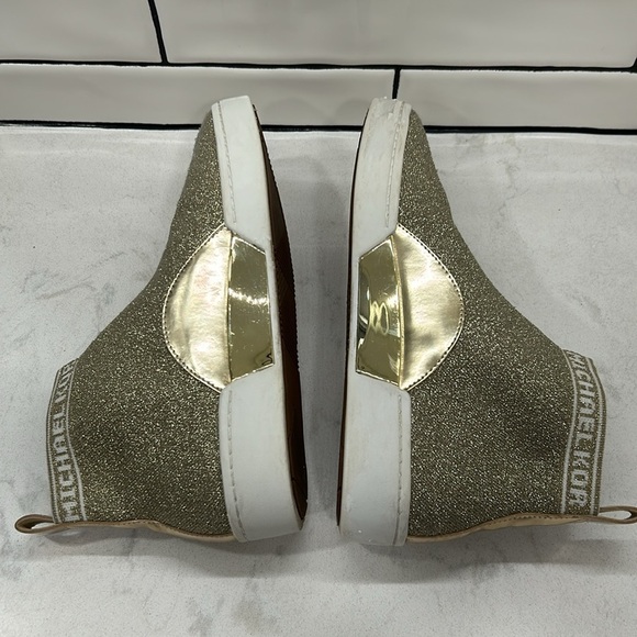 MICHAEL KORS GROVER Slip-On Sneakers Metallic Size: 7 - Picture 6 of 16